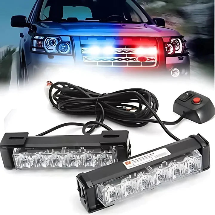 Police Led Warning Strobe Lights Light bar for Trucks Cars Waterproof
